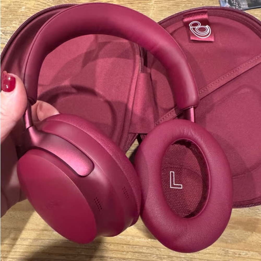 Bose QuietComfort Ultra Wireless Headphones in Deep Maroon